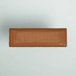 Bench With Full Grain Leather Upholstered Cushion - thumbnail 4