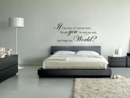 Snow Patrol - If I Lay Here Lyrics Wall Sticker Contemporary Vinyl Decal Love - thumbnail 1