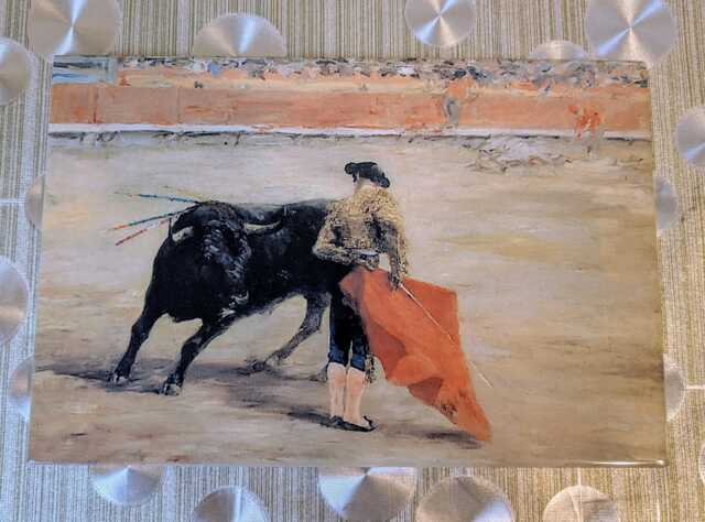 "Matador Ceramic Wall Art Tile, 8"" By 12" - image 1