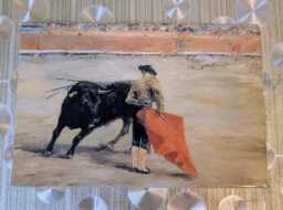 "Matador Ceramic Wall Art Tile, 8"" By 12"