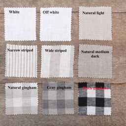 Stone Washed Linen Pillow Covers Set Of 2 Striped Envelope Pillowcases, Standard To King Sizes - thumbnail 2