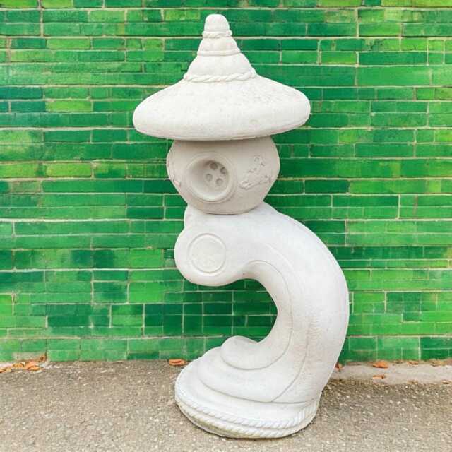 Massive Pagoda Statue Concrete Sculpture Chinese Figure Handmade Zen Garden Decor Outdoor Ornament Oriental Temple Art - image 1