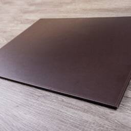 A3 Leather Desk Mat Handmade in England, Stitched Edge - thumbnail 3