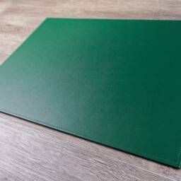 A3 Leather Desk Mat Handmade in England, Stitched Edge - thumbnail 4