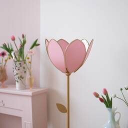 Simple Flower Floor Lamp & Lampshade - Sugar - thumbnail 3