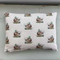 Christmas Gifts Mallard Duck Linen Throw Pillow Cover Country Home Decor - thumbnail 2
