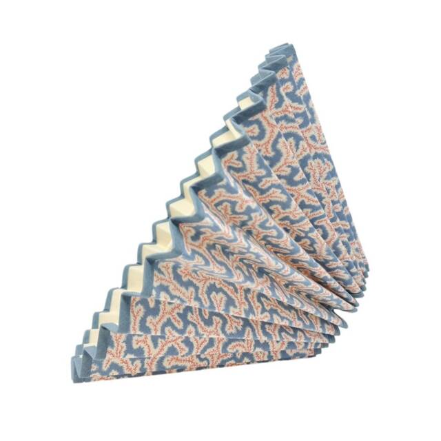 Pleated Lampshade - Dulcie Ian Sanderson Natural Flat Bottom Lamp Or Pendant Light - image 1