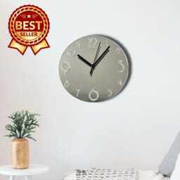 Contemporary Numbered Round Acrylic Clock - Many Colours - Bespoke Shapes & Sizes Made