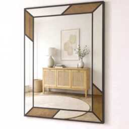 Bronze Art Deco Mirror - thumbnail 3
