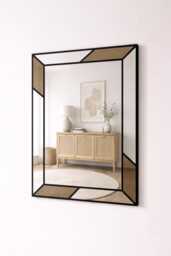 Bronze Art Deco Mirror - thumbnail 1