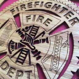 11x14 Firefighter Emt First Responder Picture Frame, Gift For Firefighter, Gift, Retirement Wood Collage Frame - thumbnail 2