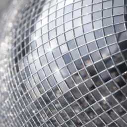 Mirror Tile Disco Ball Wall Decor 70S Retro Party Vibe - thumbnail 4