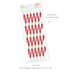 Chili Peppers - Peel-And-stick Wall Decals Mej - thumbnail 2