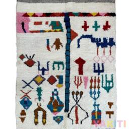 Gorgeous Custom Rug- Authentic Handmade Rug - Genuine Wool Made To Order- Berber Style- Worldwide Shipping -Shag Area Rug- Morocco Rug - thumbnail 3