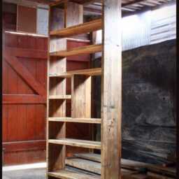 Ernst - Handmade Reclaimed Timber Bookcase Bespoke Room Divider Solid Wood - thumbnail 2
