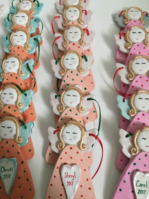 Handmade Personalized Angel Ornament/Fragrant Stones/Christmas - image 1