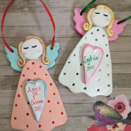 Handmade Personalized Angel Ornament/Fragrant Stones/Christmas - thumbnail 2