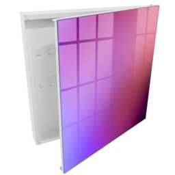 Colorful Gradient Wall Mounted Key Cabinet, Purple Box For Home, Abstract Backgrounds & Patterns, Lovers Of Modern Interiors - thumbnail 2