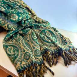 Hand-Loomed Yak Wool Blend Shawl Himalayan Travel Blanket Travel Throw Yoga Warp Ideal Gift B22 - thumbnail 2