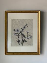 Wildflowers 2 Art Print, Wall Art, Minimal Home Decor, Floral - thumbnail 1