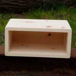 Hanging Bedside Table Made Of Swiss Pine/Scented Wood, Various Widths New - thumbnail 3