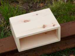 Hanging Bedside Table Made Of Swiss Pine/Scented Wood, Various Widths New - thumbnail 1