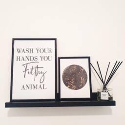 Original Wash Your Hands You Filthy Animal Bathroom Wall Decor Print - thumbnail 3
