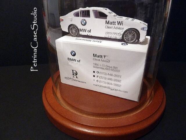 Bmw Car Business Card Sculpture -Design 1654 - image 1