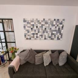 Shadow Acoustic Panel 3D Pinewood Geometric Wall Art - thumbnail 2