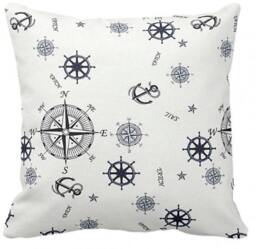 40% Off - Nautical Signs Throw Pillow, Decorative Pillow Cover, Insert, Case Square- 17 - thumbnail 1
