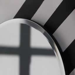 Orbis??? Bevelled Black Tinted Frameless Mirror With Velvet Backing, Customisable - thumbnail 2