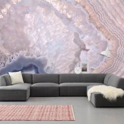 Rose Delight Wall Mural, Crystal Close-Up Wallpaper, Art Quartz Nursery & Room D??cor, Art - thumbnail 2