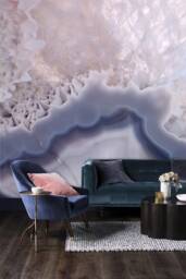 Rose Delight Wall Mural, Crystal Close-Up Wallpaper, Art Quartz Nursery & Room D??cor, Art - thumbnail 1