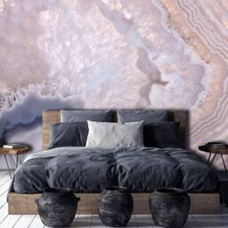 Rose Delight Wall Mural, Crystal Close-Up Wallpaper, Art Quartz Nursery & Room D??cor, Art - thumbnail 3