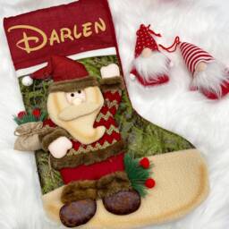 2026 Home Christmas Garter Names, Rustic Stockings, 3D Stockings, 3D Stockings, Monogrammed Socks - thumbnail 2