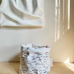 Washable Paper Hanging Planter Urban Jungle Decor, Plant Lover Gift - thumbnail 3