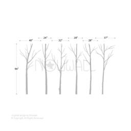 Winter Tree Wall Decal Living Room Wall Decals Sticker Home Decor Decor - thumbnail 2