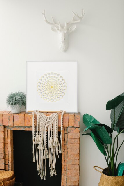 Mandala Artwork, Wall Sculpture, Symmetrical Design, Sacred Geometry, 70x70cm, Luxury Wall Art D??cor, State Of Zen - image 1