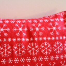12x12 Flannel Snowflake Accent Pillow - thumbnail 4