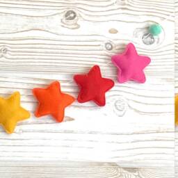 Garland Stars, Rainbow Garland, Wall Decoration, Baby Room Child Gift - thumbnail 2