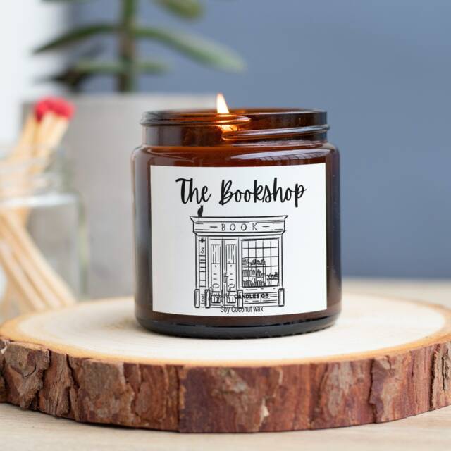 Bookshop Soy Candle - Literary Inspired Scented Gift For Book Lovers - image 1