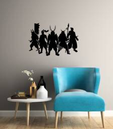 Samurai Warriors Vinyl Wall Decal Japanese Art Kids Room Interior Stickers - #2946Di - thumbnail 1