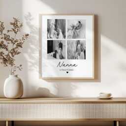 Personalised Nana Grandchildren Photo Wall Print - Mother's Day Gift Nanny A4 A3 - thumbnail 2