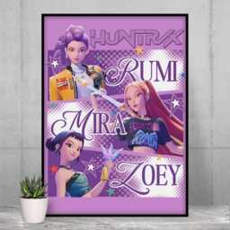 K-Pop Demon Hunters Poster, Wall Art, Art Home Decoration Posters, Gifts High Quality, Canvas Print - thumbnail 3