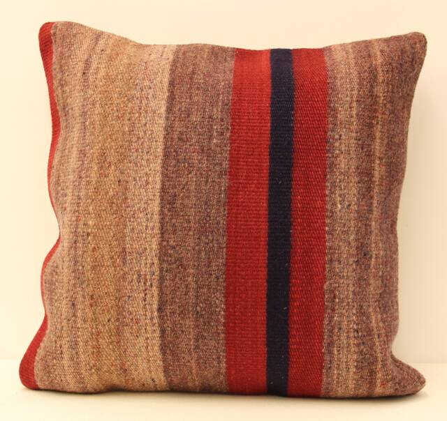 Throw Kilim Pillow Case 20x20 - 50x50 cm Anatolian Kelim Turkish Pillow Kilim Cushion Art Deco Cover Sofa Home 4Ef-18 - image 1