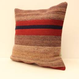 Throw Kilim Pillow Case 20x20 - 50x50 cm Anatolian Kelim Turkish Pillow Kilim Cushion Art Deco Cover Sofa Home 4Ef-18 - thumbnail 3