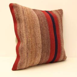 Throw Kilim Pillow Case 20x20 - 50x50 cm Anatolian Kelim Turkish Pillow Kilim Cushion Art Deco Cover Sofa Home 4Ef-18 - thumbnail 2