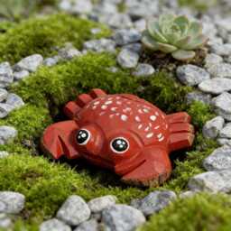 Cute Red Wooden Crab Figurine Hand Carved Coastal Decor Nautical Nursery Wood Animal Sculpture Beach Lover Gift Ocean Desk Pet