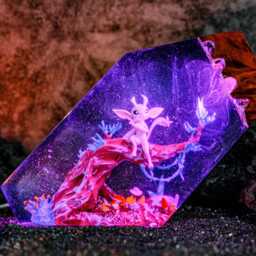 Ori & The Blind Forest Resin Lamp, Handmade Fantasy Night Light, Epoxy Diorama Game Art, Glowing Tree Spirit Decor, Christmas Gift For Kid - thumbnail 3