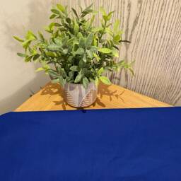 Handmade Lampshade in A Dark Blue Cotton Fabric, Various Sizes Available, Ceiling Or Table Lamp Options - thumbnail 2